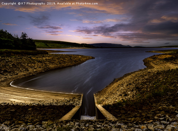 Grimwith Reservoir Picture Board by K7 Photography