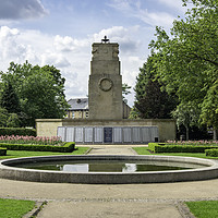 Buy canvas prints of Clifton Park Rotherham - War Memorial by K7 Photography