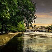 Buy canvas prints of The River Ouse and the Lendle Bridge, York by K7 Photography