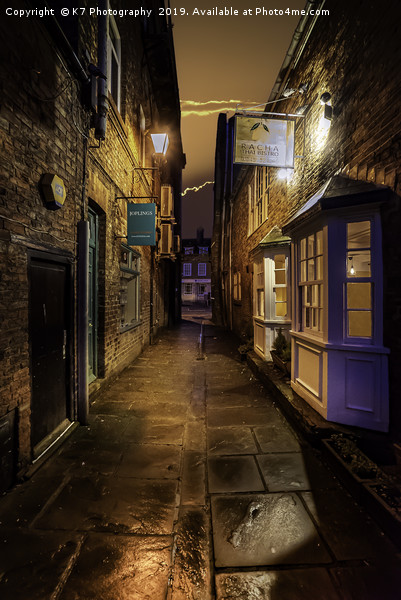 The Alleyways of Thirsk Picture Board by K7 Photography
