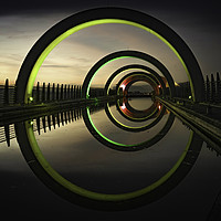 Buy canvas prints of The Falkirk Wheel by K7 Photography