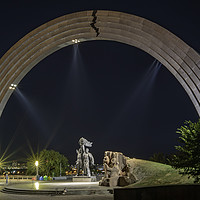 Buy canvas prints of The Peoples' Friendship Arch, Kiev by K7 Photography