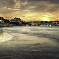Buy canvas prints of Sunrise over Scarborough by K7 Photography
