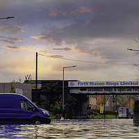 Buy canvas prints of Rotherham Floods in November 2019 by K7 Photography