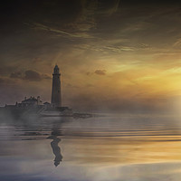 Buy canvas prints of St Mary's in the Mist by K7 Photography