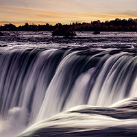 Buy canvas prints of Horseshoe Falls, Niagara, Canada. by K7 Photography