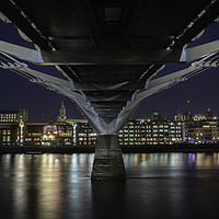 Buy canvas prints of Millennium Bridge form the South Bank by K7 Photography