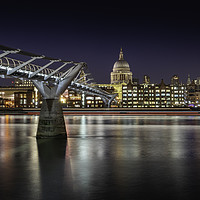 Buy canvas prints of Across the Thames to St Pauls by K7 Photography