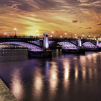 Buy canvas prints of Southwark Bridge - Part of the Illuminated River  by K7 Photography