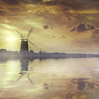 Buy canvas prints of The Windmills of Your Mind by K7 Photography