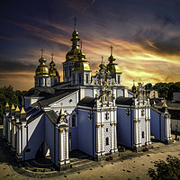 Buy canvas prints of St Michaels Cathedral, Kiev, Ukraine by K7 Photography