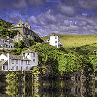 Buy canvas prints of High Tide At Port Isaac, North Cornwall by K7 Photography