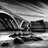 Buy canvas prints of The Old A1 Bridge, Berwick upon Tweed by K7 Photography
