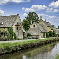 Buy canvas prints of Cotswold Country - Lower Slaughter by K7 Photography