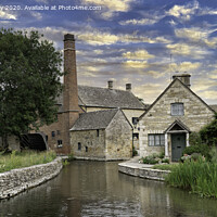 Buy canvas prints of The Old Mill, Lower Slaughter, Cotswolds. by K7 Photography
