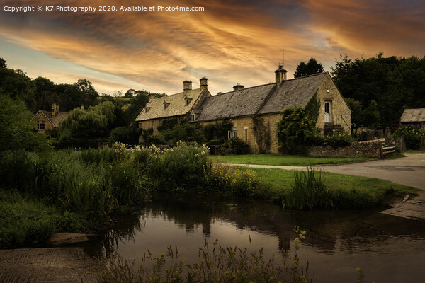 The Ford, Upper Slaughter, Cotswolds. Picture Board by K7 Photography