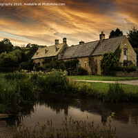 Buy canvas prints of The Ford, Upper Slaughter, Cotswolds. by K7 Photography