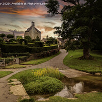 Buy canvas prints of A Serene English Village Idyll by K7 Photography