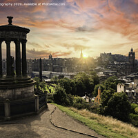 Buy canvas prints of Edinburgh's Majestic Skyline by K7 Photography