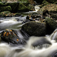 Buy canvas prints of  Wyming Brook in Autumn by K7 Photography