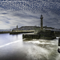 Buy canvas prints of Whitby Harbour on the North Yorkshire Coast by K7 Photography