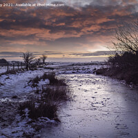 Buy canvas prints of Serene Winter Wonderland by K7 Photography