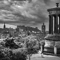 Buy canvas prints of Storm Over Edinburgh Castle by K7 Photography