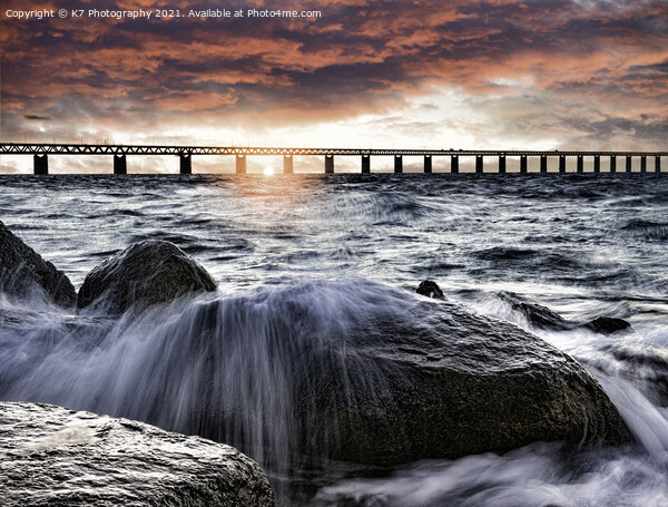 The Oresund Bridge Picture Board by K7 Photography