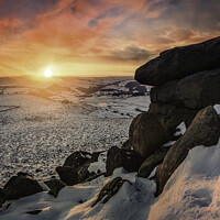 Buy canvas prints of Majestic Winter Vista by K7 Photography