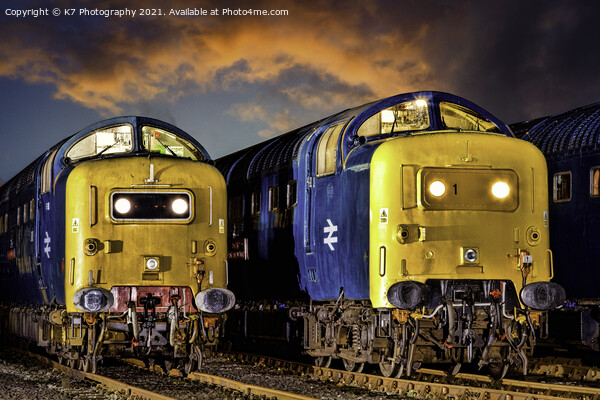 Deltics on Shed Picture Board by K7 Photography