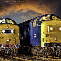 Buy canvas prints of Deltics on Shed by K7 Photography