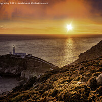 Buy canvas prints of South Stack Lighthouse, on the Isle of Anglesey by K7 Photography