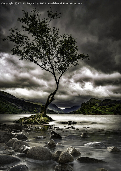 Llyn Padarn, Snowdonia, North Wales Picture Board by K7 Photography