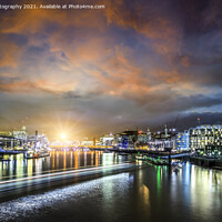 Buy canvas prints of A London Skyline Scene by K7 Photography