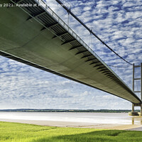 Buy canvas prints of The Humber Bridge by K7 Photography