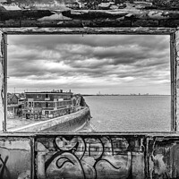 Buy canvas prints of Urban Dereliction On The Banks of the River Humber by K7 Photography