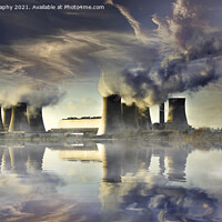 Buy canvas prints of Mystical Mist at West Burton Power Station by K7 Photography