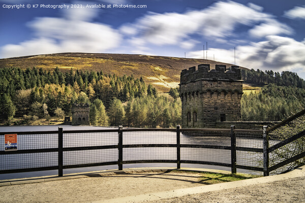 The Historic Derwent Dam Picture Board by K7 Photography