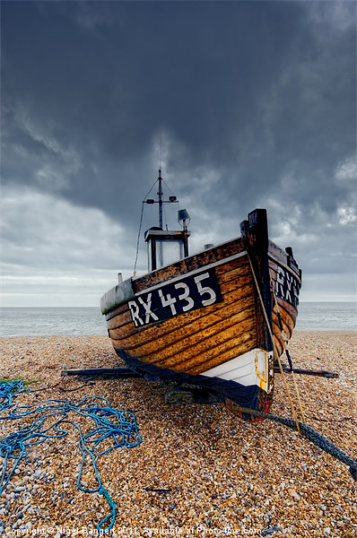 Fishing Boat Picture Board by Nigel Bangert