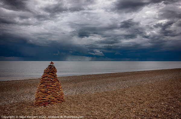 Thorpeness Beach Picture Board by Nigel Bangert