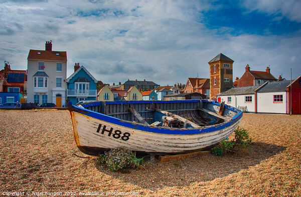 Aldeburgh Seafront Picture Board by Nigel Bangert