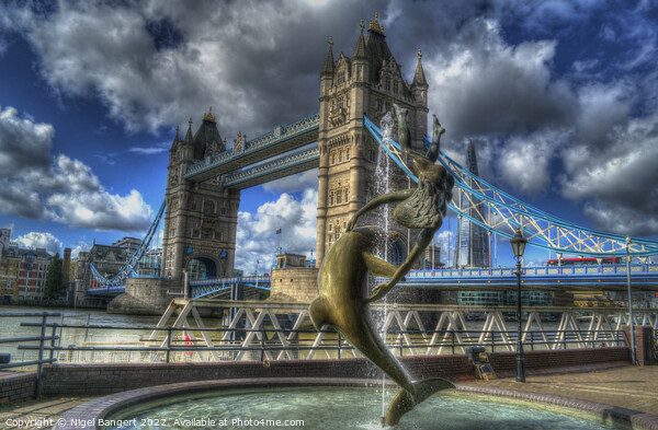 Tower Bridge Picture Board by Nigel Bangert