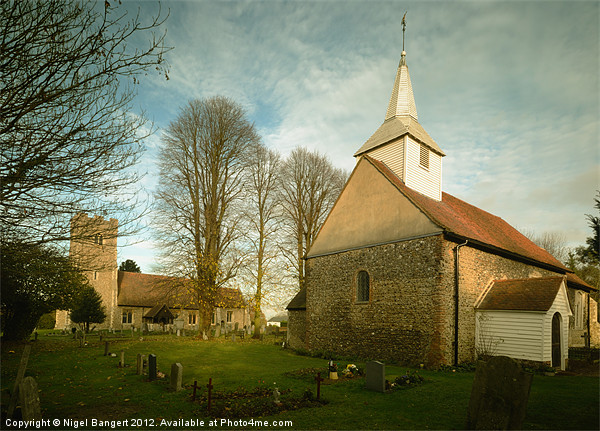 Willingale's Churches Picture Board by Nigel Bangert