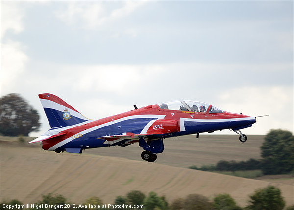 BAE Hawk T1A XX278 Picture Board by Nigel Bangert