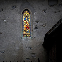 Buy canvas prints of Stained Glass Window by Nigel Bangert