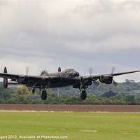 Buy canvas prints of Lancaster Bomber EE139 by Nigel Bangert