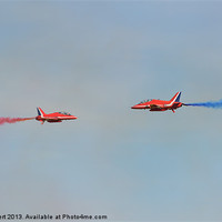 Buy canvas prints of The Red Arrows by Nigel Bangert