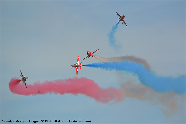 The Red Arrows Picture Board by Nigel Bangert
