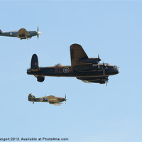 Buy canvas prints of The Battle of Britain Memorial Flight by Nigel Bangert