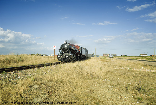 Winston Churchill at Dungeness Picture Board by Nigel Bangert